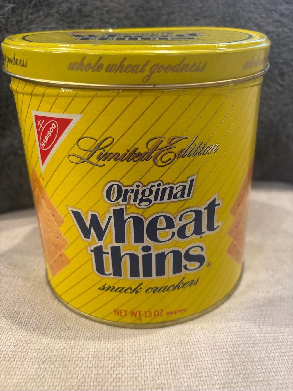 Vintage 1987 Nabisco Wheat Thins Tin Limited Edition